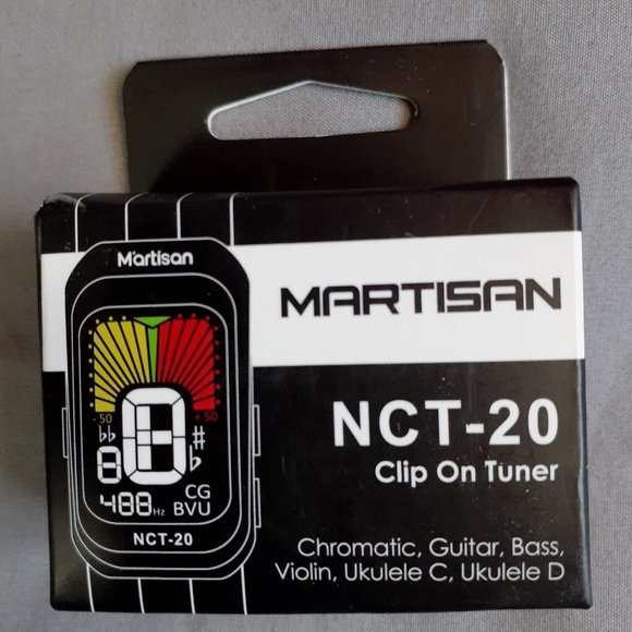 Guitar Tuner Clip-On Tuner Digital Electronic Tuner with LCD Display NCT-20 BASS - Picture 1 of 6